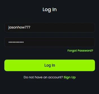 Velobet Login Form - Secure Account Access Interface